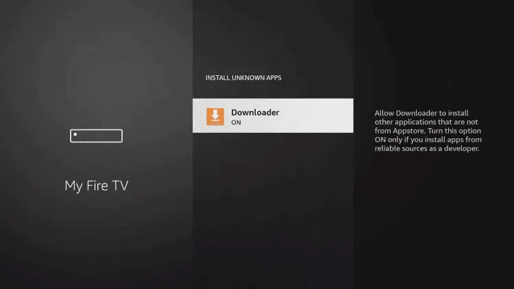 activate downloader app