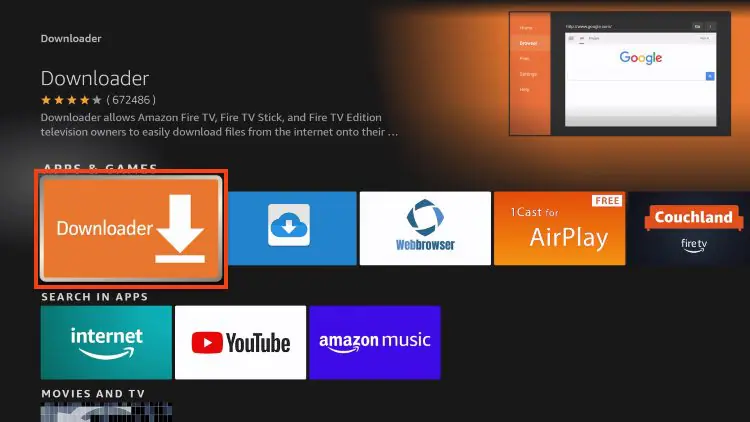 choose the original version for the downloader app